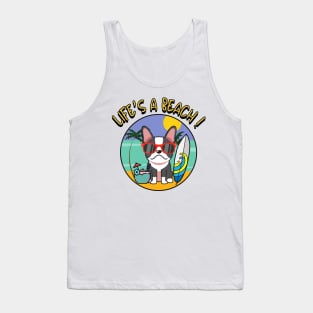 Life's a beach French Bulldog Tank Top